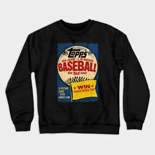 VINTAGE BASEBALL - TOPPS CARDS WORLD SERIES Crewneck Sweatshirt